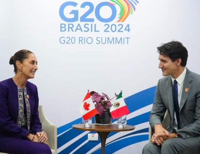 Trudeau expresa a Sheinbaum “preocupaciones” sobre las inversiones chinas en México; trabajará para fortalecer T-MEC